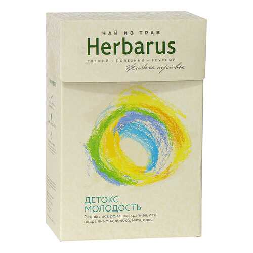 Чай из трав Herbarus листовой детокс молодость 50 г в Глобус