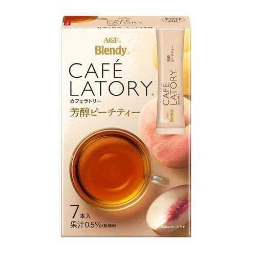 Чай растворимый AGF Cafe Latory Бленди персиковый в стиках 6*11 г в Глобус