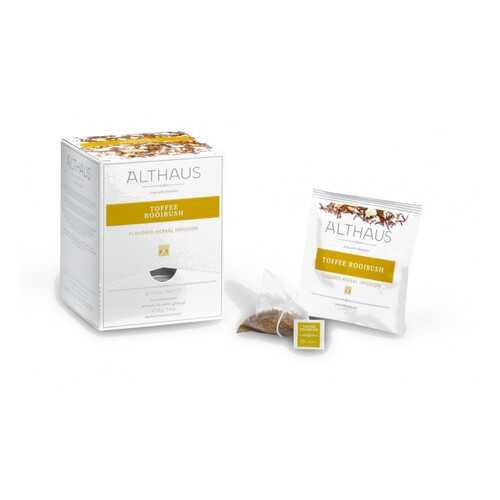 Чай травяной в пирамидках Althaus Toffee Rooibush Тоффи Ройбуш 15*2.75 г в Глобус