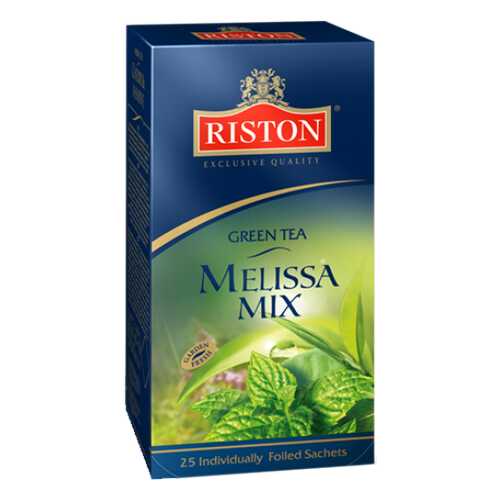 Чай зеленый Riston мелисса 25 пакетиков в Глобус