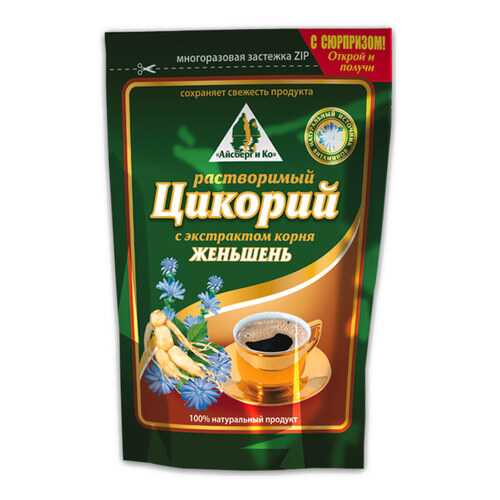 Цикорий Айсберг и Ко с экстрактом корня женьшень м/у 100 г в Глобус
