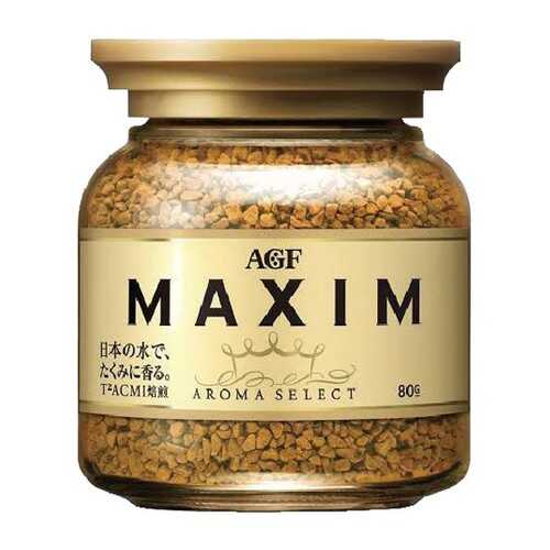 Кофе AGF Maxim растворимый gold blend 80 г в Глобус