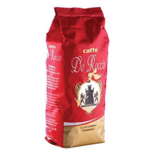 Кофе De Roccis rossa зерновой 500 г в Глобус