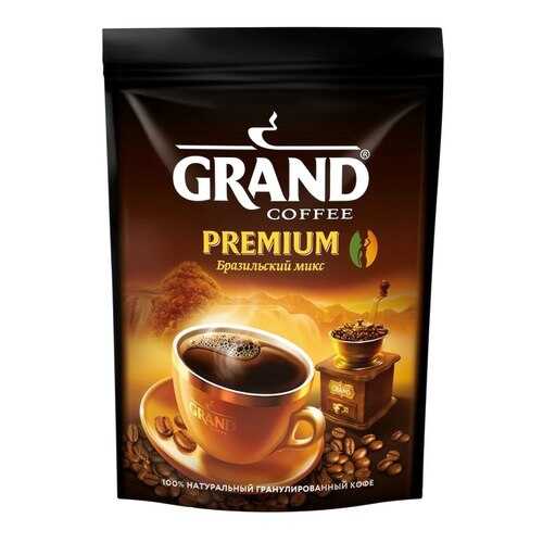 Кофе Grand Premium растворимый Бразильский микс мягкая упаковка 50 г в Глобус