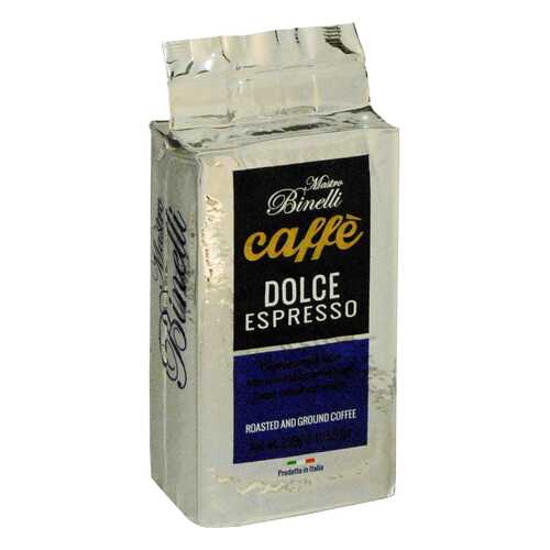 Кофе Mastro Binelli Dolce Espresso молотый 250 г в Глобус
