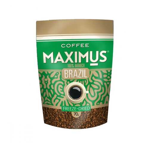 Кофе Maximus Brazil растворимый 70 г в Глобус