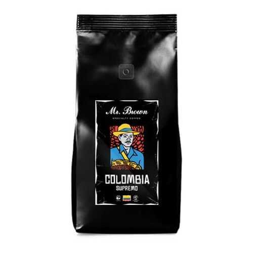 Кофе Mr.Brown Colombia Supremo в зернах 1 кг в Глобус