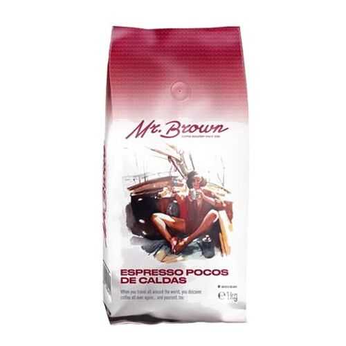 Кофе Mr.Brown Espresso Pocos De Caldas в зернах 1 кг в Глобус