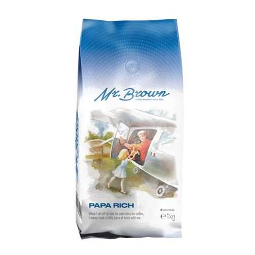 Кофе Mr.Brown Papa Rich в зернах 1 кг в Глобус