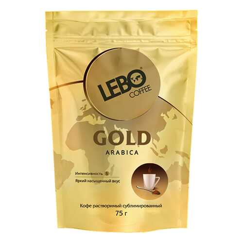 Кофе сублимированный Lebo Gold м/у 75 г в Глобус