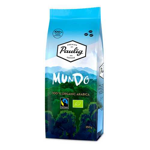 Кофе в зернах Paulig Mundo 250г в Глобус