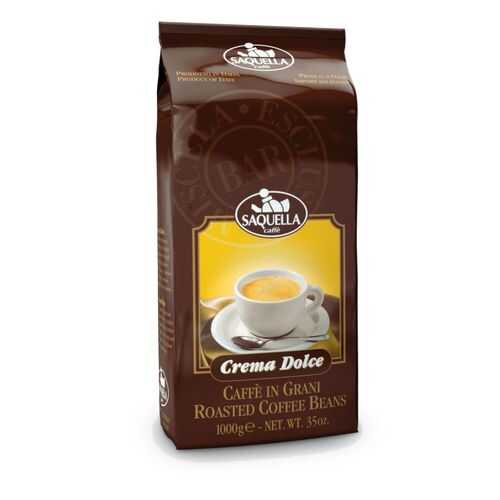 Кофе в зернах Saquella crema dolce 1 кг в Глобус