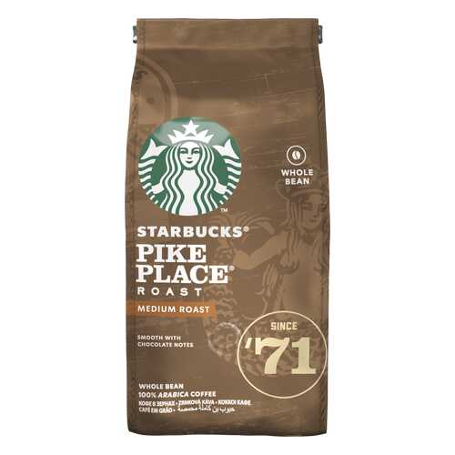 Кофе в зернах Starbucks Pike Place Roast средней обжарки 200 г в Глобус
