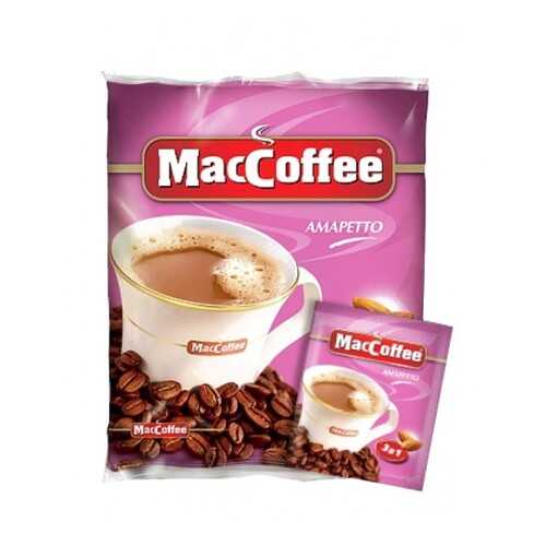 Кофейный напиток растворимый MacCoffee амаретто 3в1 25 г 18 штук в Глобус