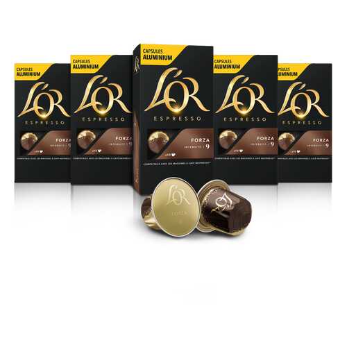 Набор кофе в капсулах L’OR Espresso Forza 10 упаковок в Глобус