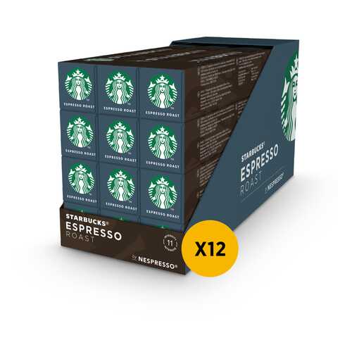 Nespresso STARBUCKS Espresso Roast 12 штук по 57г в Глобус