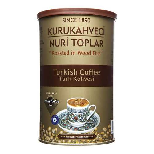 Турецкий молотый обжаренный кофе Nuri Toplar Turkish 250 г в Глобус