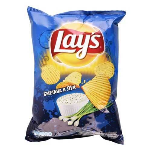 Картофельные чипсы Lay's сметана и лук 150 г в Глобус