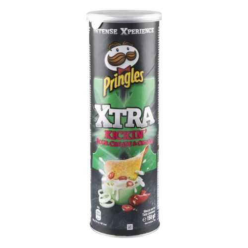 Картофельные чипсы Pringles хtra со вкусом сметаны и лука 150 г в Глобус