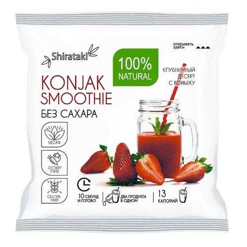 Десерт без сахара Konjak Smoothie клубничный 20 шт по 15 г в Глобус