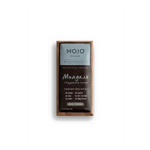 Горький шоколад 72% Mojo Cacao с шоколадно-ореховой пастой со вкусом миндаль в Глобус