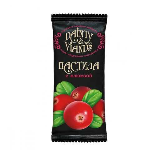 Батончик Dainty & Viands Пастила с клюквой, 40 гр в Глобус