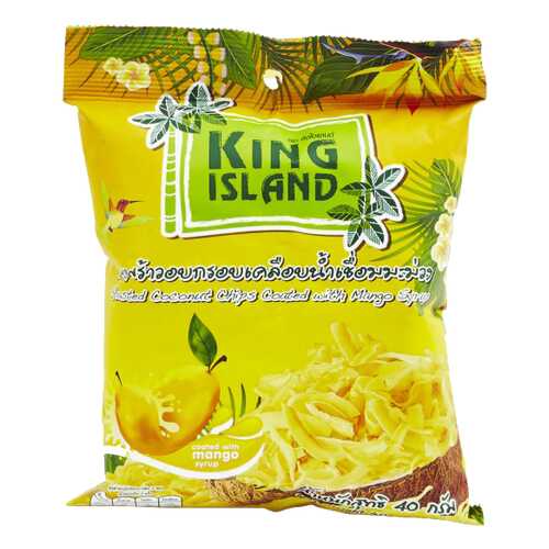 Кокосовые чипсы King Island с манго 40 г в Глобус
