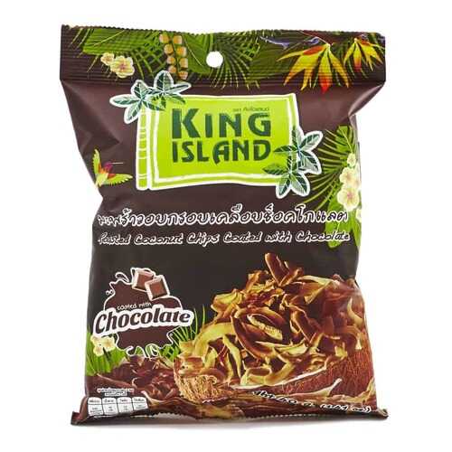 Кокосовые чипсы King Island с шоколадом 40 г в Глобус