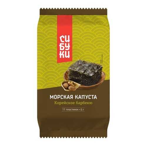 Морская капуста сушеная Сибуки корейское барбекю 5 г в Глобус