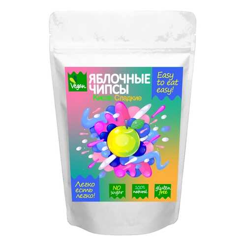 Натуральные фруктовые яблочные чипсы Easy to eat easy кисло-сладкие 30 г в Глобус