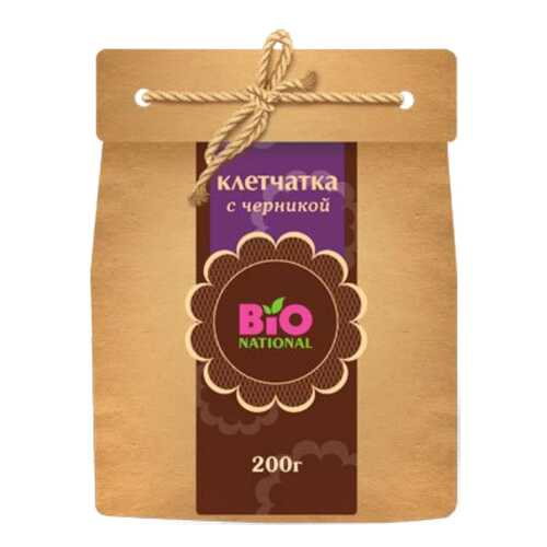 Клетчатка Bio National с черникой в эко-упаковке 200 г в Глобус