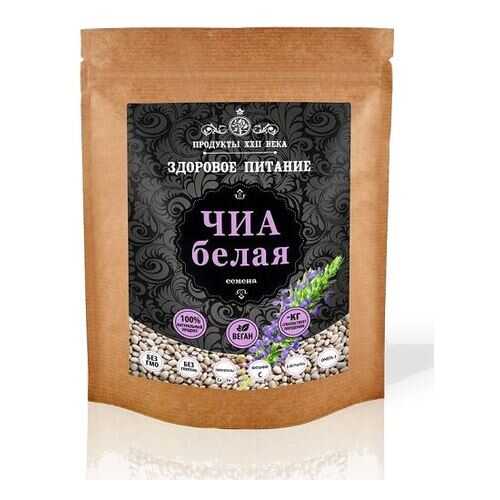 Чиа белая, семена, 200 гр, Продукты XXII века в Глобус