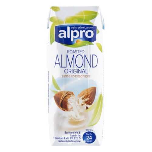 Напиток миндальный Alpro обогащенный кальцием и витаминами 250 мл в Глобус