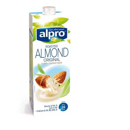Напиток миндальный Alpro обогащенный кальцием и витаминами Alpro Comm VA 1л Бельгия в Глобус