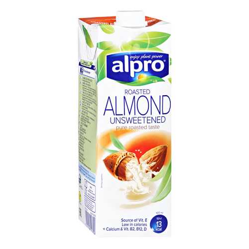 Напиток миндальный без сахара Alpro обогащенный кальцием и витаминами 1 л в Глобус