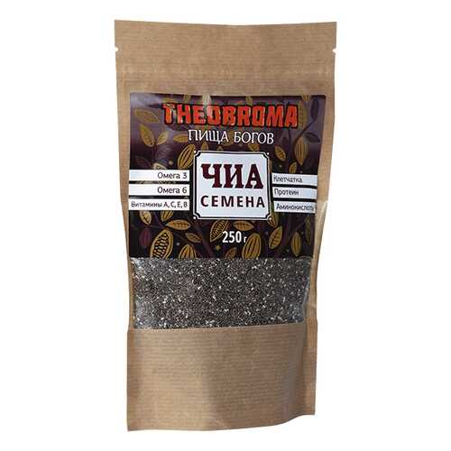 Семена ЧИА, THEOBROMA Пища Богов, 250 гр в Глобус
