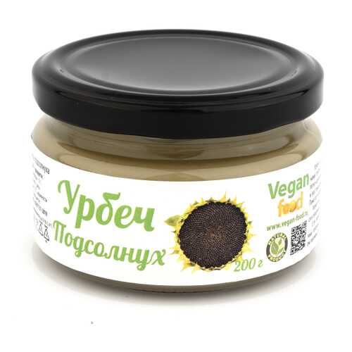 Урбеч Vegan-food из семян подсолнуха 200 г в Глобус