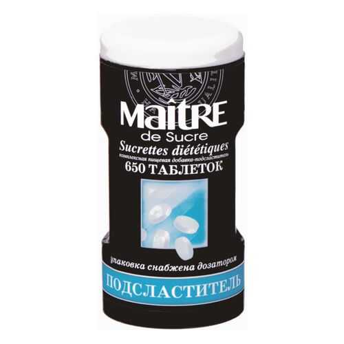Подсластитель Maitre de Sucre 650 таблеток в Глобус