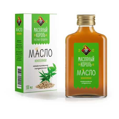 Масло конопляное 100% Масляный король 250 мл в Глобус