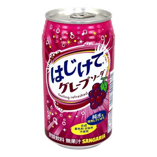 Напиток Sangaria grape со со вкусом винограда жестяная банка 0.35 л в Глобус