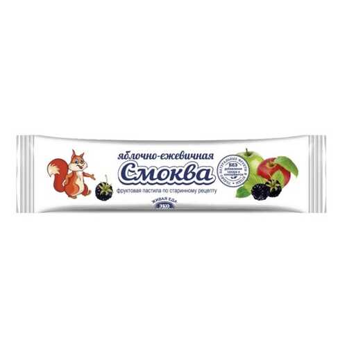 Пастила Смоква фруктовая яблочно-ежевичная 15 г в Глобус