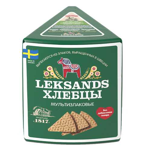 Хлебцы Leksands Мультизлаковые 190г в Глобус