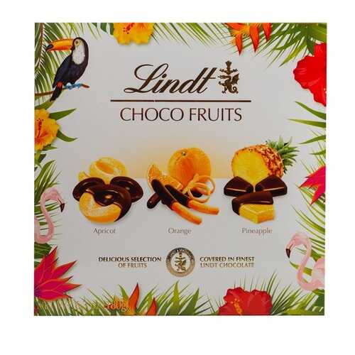 Фрукты в шоколаде Lindt 180г Австрия в Глобус