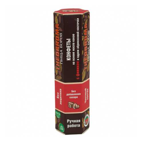 Конфеты Финик с ядром абрикосовой косточки Theobroma Пища Богов 60 г в Глобус