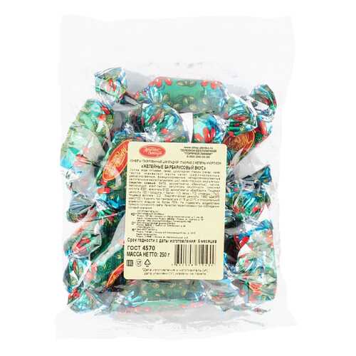 Конфеты глазированные Красный Октябрь желейные вкус барбариса 250 г в Глобус