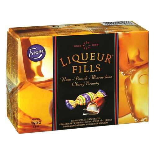 Конфеты шоколадные Liqueur Fills с ликером 150 г в Глобус