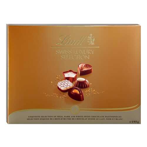 Набор шоколадных конфет Lindt Swiss Luxury ассорти 195 г в Глобус