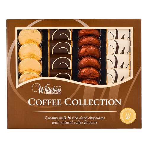 Набор шоколадных конфет Whitakers Chocolates кофейная коллекция 200 г в Глобус