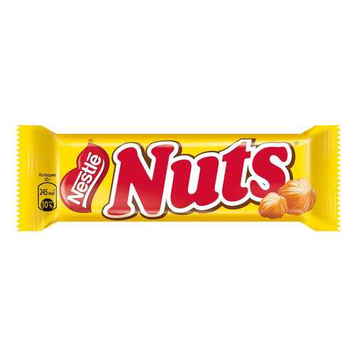 Конфета Nestle nuts с орехами 50 г 30 штук в Глобус