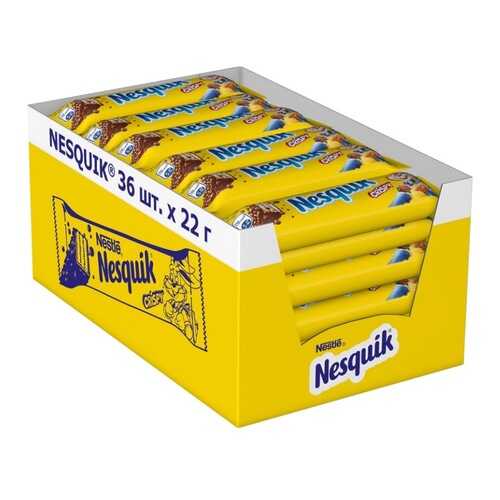 Конфета с хрустящей вафлей Nesquick криспи 22 г в Глобус